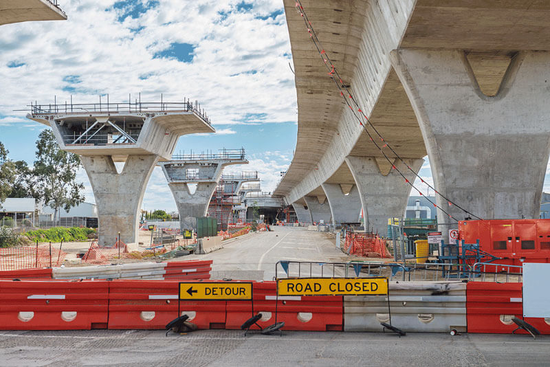 road construction site